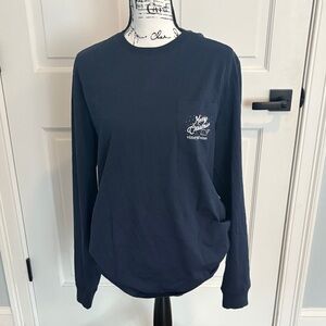 Vineyard Vines Classic Navy Long Sleeve Tee